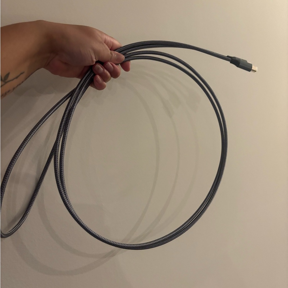 Gray Braided HDMI Cable